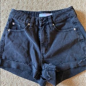 Garage denim shorts